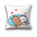 Ljojo 45x45 Cushion Cover, Cute Square Pillowcase, Birthday Wedding Gift