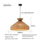 Jute Fabric Pendant Lights | Handmade Nordic Chandelier for Living Room | Ljojo