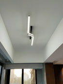 Ljojo LED Strip Chandelier Ceiling Lamp for Modern Home Decor