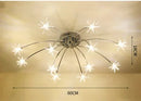 Ljojo LED Star Chandelier Light Fixture for Modern Living Room Dining Bedroom Kitchen axECOMoxyQBGVPdHG