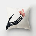 Deer Animal & Natural Leaves Cushion Cover by Ljojo - Home Decoration