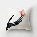 Deer Animal & Natural Leaves Cushion Cover by Ljojo - Home Decoration