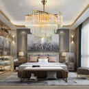 Ljojo Modern Lustre Crystal Chandelier: LED, Living Room, Dining, Bedroom, Kitchen, Pendant Light