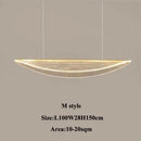 Ljojo Modern Acrylic Led Pendant Lamp Chandelier for Dining Room Home Decor Lighting