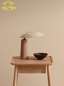 Japanese Wabi-sabi LED Wood Desk Lamp Minimalist Zen Art Decor Ljojo