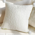 Ljojo Lily Jacquard Embroidery Pillow Cover for Sofa Living Room 45x45