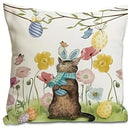 Easter Puppy Cat Egg Pattern Pillowcase - Ljojo Brand Home Decoration