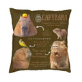 Capybara Nordic Cushion Cover by Ljojo - Home Decor Pillow Case
