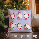 Ljojo Merry Christmas Santa Pillows - Sofa, Bedroom, Car Cushion Cover