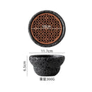 Ljojo Meteorite Texture Dining Plate Set for Sushi, BBQ, Japanese Cuisine & Desserts