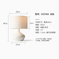 Japanese Minimalist Retro Wabi-sabi Resin Table Lamp LED E27 Bedroom Decor by Ljojo