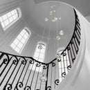 Modern Glass Crystal Chandelier Adjustable Nordic Stairs Light by Ljojo