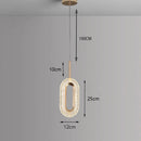 LED Crystal Wall Lamp 12W - Luxurious Ellipse Design for Corridor, Bedroom, Balcony | Ljojo