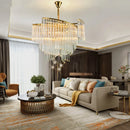 Ljojo Modern Lustre Crystal Chandelier: LED, Living Room, Dining, Bedroom, Kitchen, Pendant Light