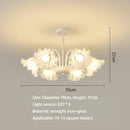 Ljojo French Pendant Light: Nordic Flower Led Lighting Fixture for Home Decoration