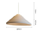 Wabi-sabi Resin Hanging Chandelier Lamp Modern Irregular Pendant Light by Ljojo