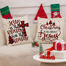 Christmas Decoration Pillowcase Ljojo Merry Christmas New Year Gift Sofa Cushion Cover