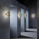 Ljojo Glass Wall Sconce Ambient Bedroom Light Fixture - Indoor Home Decor