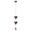 LED Pendant Light Modern Metal Bedroom Hanging Lamp by Ljojo - White Black Atmosphere Lighting