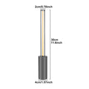 Ljojo LED Glass Table Lamp Night Light for Bedroom Study and Bedside