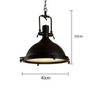 Industrial Retro LED Pendant Lamp Metal Chandelier for Stylish Indoor Lighting - Ljojo