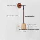 Ljojo LED Wall Lamp Pull Chain Switch Nordic Modern Stair Light