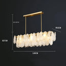 Ljojo Luxury Cloud Glass Chandelier for Living Room and Bedroom