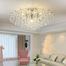 Ljojo Luxury Chrome LED Ceiling Chandelier - Elegant Home Decor and Lighting