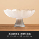 Ljojo Lotus Fruit Plate: Pink Nut Refreshment Plate for Living Room Coffee Table
