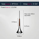 Ljojo Long Horn Pendant Light - Stylish Bedside & Wall Lighting Solution