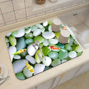 Ljojo 3D Visual Effect Drain Mat - Absorbent, Non-Slip, Anti-Mildew Kitchen Tableware Mat