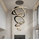 Modern Ring Led Crystal Pendant Lights for Living Room Kitchen Island by Ljojo