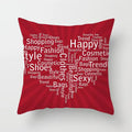 Ljojo Love Heart Cushion Cover for Living Room Sofa Valentine's Day Home Decor