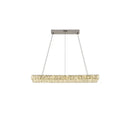 Ljojo Modern Art Decor Crystal LED Chandelier | Elegant Pendant Light for Living & Dining Room