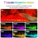Ljojo 3D Ambience Fireplace Electric LED Humidifier for Indoor Living Room Decor