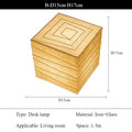 LED Floor Lamp Minimalist Paper Glass Home Decor Light Study Bedroom Living Room Ljojo