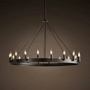 Ljojo Industrial Style Retro Chandeliers Iron Light for Bar Dining Living Room Fixtures