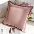 Ljojo Lily Jacquard Embroidery Pillow Cover for Sofa Living Room 45x45