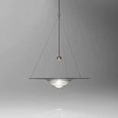 Nordic LED Chandelier: Modern Water Droplet Glass Crystal Art Fixture by Ljojo