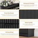 Ljojo™ 4-Drawer Shoe Cabinet with Adjustable Shelves