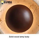 Wabi-Sabi Travertine LED Wall Light Stone Sconce for Bedroom Livingroom by Ljojo