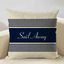 Ljojo Marine Cotton Fish Cushion Cover 45x45CM Square Home Decor Pillow Case