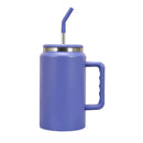 Ljojo 1500ml Insulated Tumbler with Handle and Straw Lid