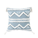 Bohemian Pink Geometric Tassel Throw Pillow Cover for Living Room Sofa by Ljojo