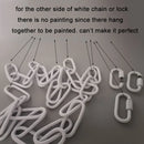 Ljojo 4mm Thick Metal Chain for Pendant Light - Heavy Duty Hanging Locker Lift