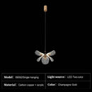Crystal Flower Chandelier Artistic Pendant Light for Dining Room by Ljojo | Indoor Lighting Home Decor