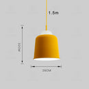 GEW Minimalism Macaroon Pendant Light Ceiling Chandelier for Bedroom Nordic Style Ljojo