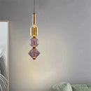 Italian Glass Pendant Lamp Modern Led Chandelier for Living Bedroom Kitchen Island Dining Table by Ljojo