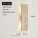 Ljojo 18W LED Natural Stone Wall Lights for Outdoor Waterproof Lighting