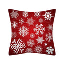 Ljojo Merry Christmas Print Sofa Cushion Decoration Pillowcase